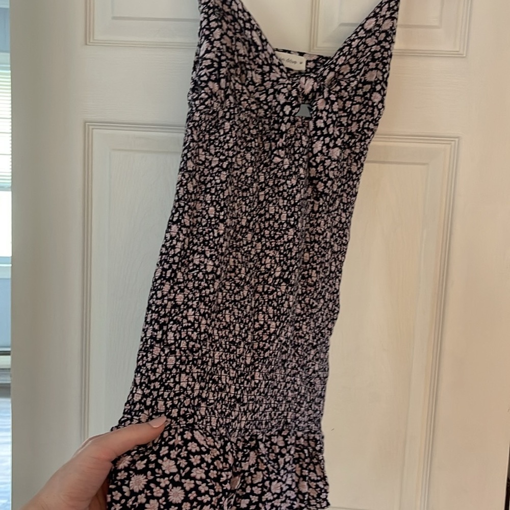 Floral Ribbed Sun Dress - Picture 6 of 7